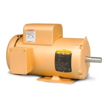 Baldor-Reliance Baldor-Reliance Motor EL3609T, 3HP, 1755RPM, 1PH, 60HZ, 184T, 3640LC, TEFC, F1 EL3609T